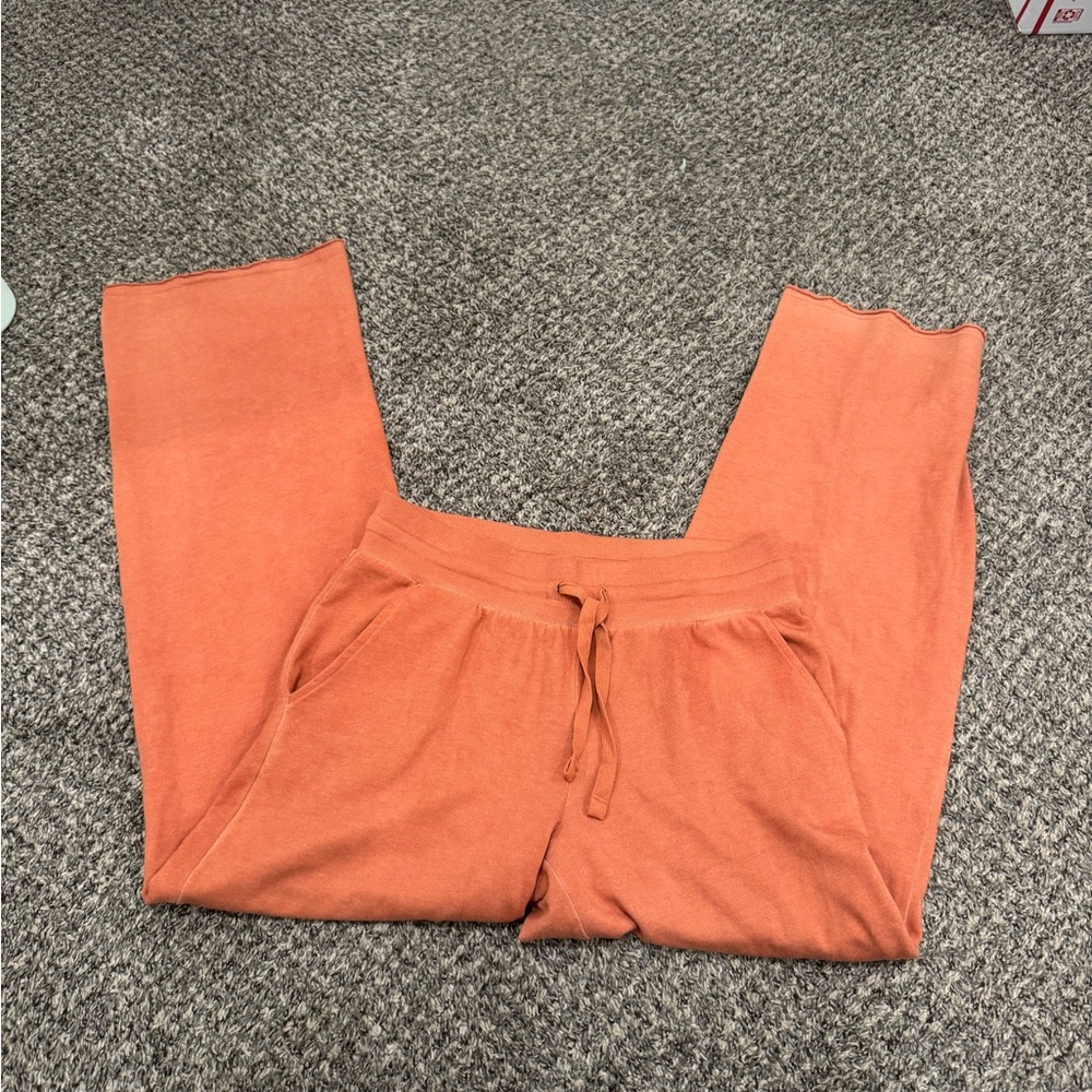 Target colsie wide leg orange sweatpants